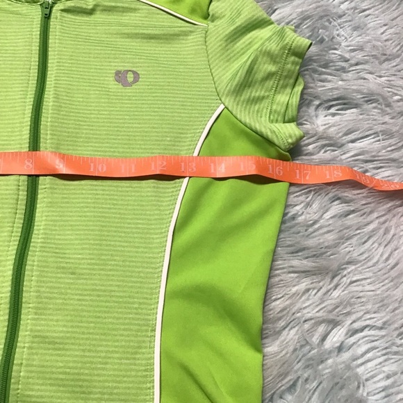 Pearl iZumi Full Zip Short Sleeve Bicycling Top size S - Picture 6 of 7